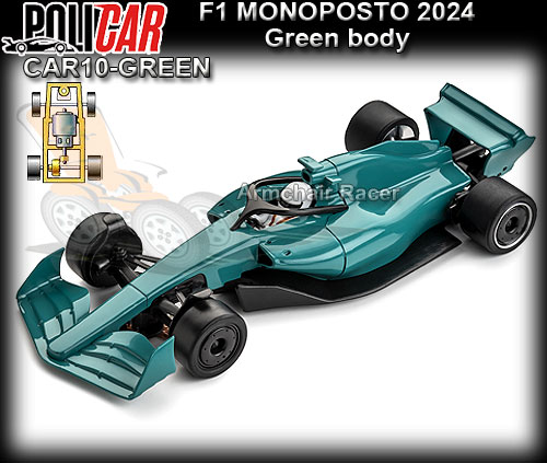 POLICAR CAR10-GREEN - F1 Monoposto 2024 - green body