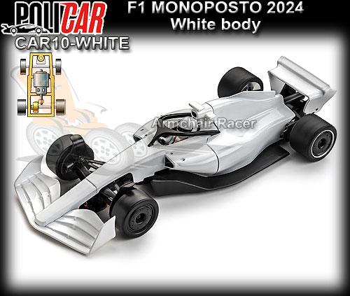 POLICAR CAR10-WHITE - F1 Monoposto 2024 - white body