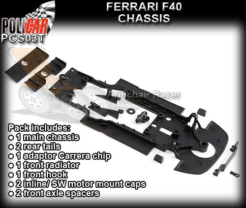 POLICAR CHASSIS PCS03T - Lotus 72 - EVO6 chassis