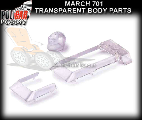 POLICAR BODY PARTS PCS04V - March 701 - Transparent Body Parts