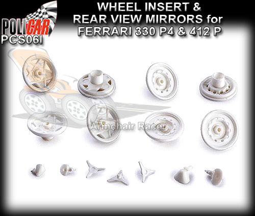 POLICAR WHEEL INSERT PCS06I - for Ferrari 330 P4 and 412 P