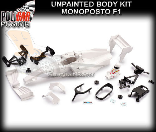 POLICAR BODY KIT PCS07B - Unpainted Body Kit - Monoposto F1