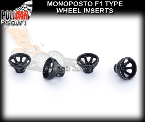POLICAR BODY PARTS PCS07I - Monoposto F1 type wheel inserts