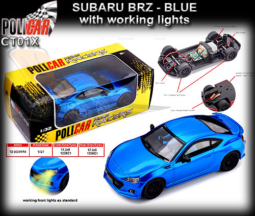 POLICAR CT01-blue - Subaru BRZ - blue