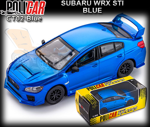 POLICAR CT02-blue - Subaru WRX STI - blue