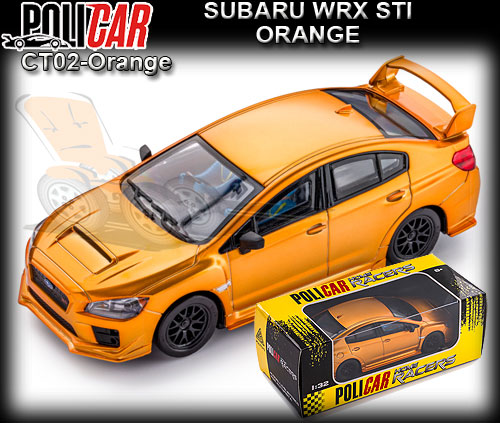 POLICAR CT02-orange - Subaru WRX STI - orange