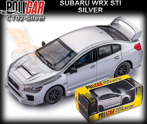 POLICAR CT02-silver - Subaru WRX STI - silver