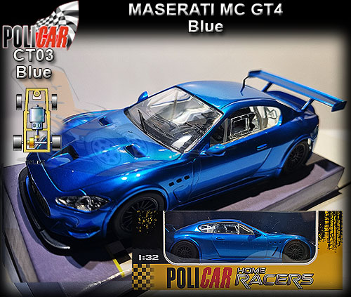 POLICAR CT03-BLUE - Maserati GT4 - blue