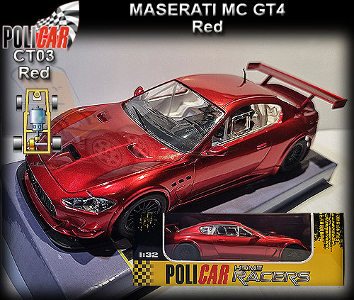 POLICAR CT03-RED - Maserati GT4 - red