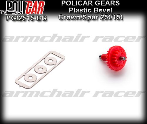 POLICAR GEARS PGI2515BG - Plastic Bevel Crown/Spur 25T/15T