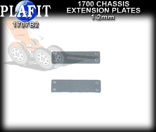 PLAFIT CHASSIS EXT. PLATES 1707B2 - Extension Plates 1.2mm