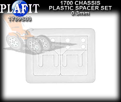 PLAFIT CHASSIS SPACER 1709S03 - 0.3mm plastic spacer set