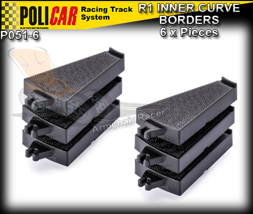 POLICAR TRACK P051-6 - 6 x R1 Inner Curve Borders