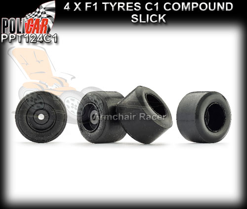 POLICAR TYRES PPT1224C1 - 4 x F1 tyres C1 Compound - slick