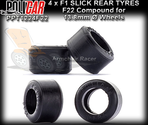 POLICAR TYRES PPT1224F22 - 4 x F1 tyres F22 Compound - slick