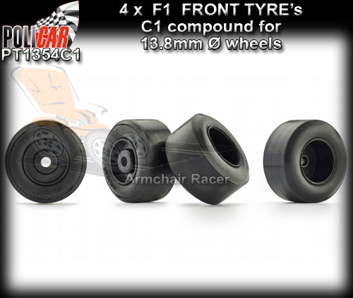 POLICAR TYRES PPT1354C1 - 4 x F1 front tyres C1 Compound