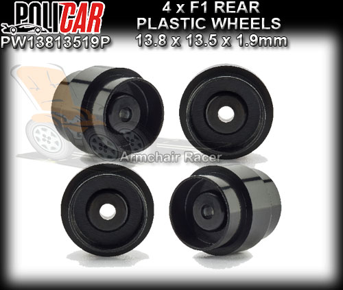 POLICAR WHEELS PW13813519P - F1 rear Plastic 13.8 x 13.5 x 1.9mm