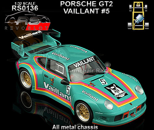 REVO SLOT RS0136 - Porsche 911 GT2 - Vaillant #5