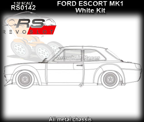 REVO SLOT RS0142 - Ford Escort MK1 - white kit