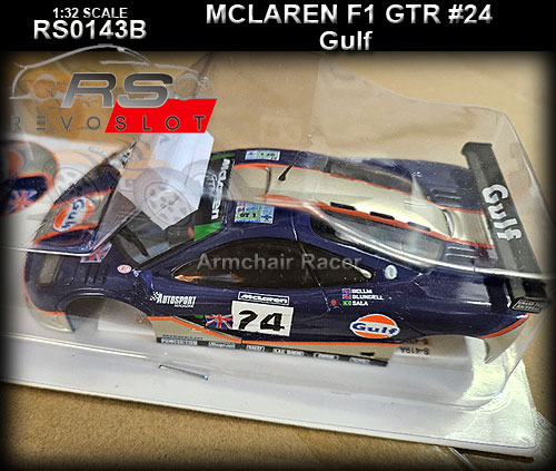 REVO SLOT BODY RS0143B - McLaren F1 GTR - Gulf #24