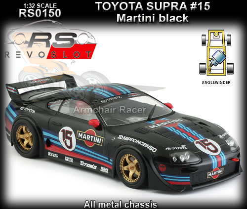 REVO SLOT RS0150 - Toyota Supra - Martini Black #15