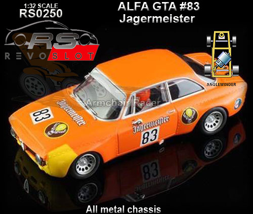REVO SLOT RS0250 - Alfa GTA - Jagermeister #83