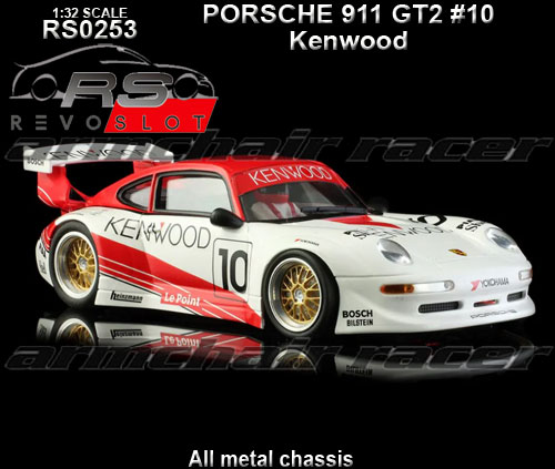 REVO SLOT RS0253 - Porsche 911 GT2 - Kenwood #10