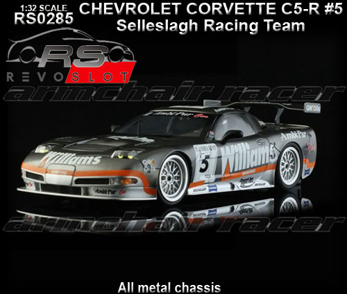 REVO SLOT RS0285 - Chevrolet Corvette C5-R Selleslagh Team #5