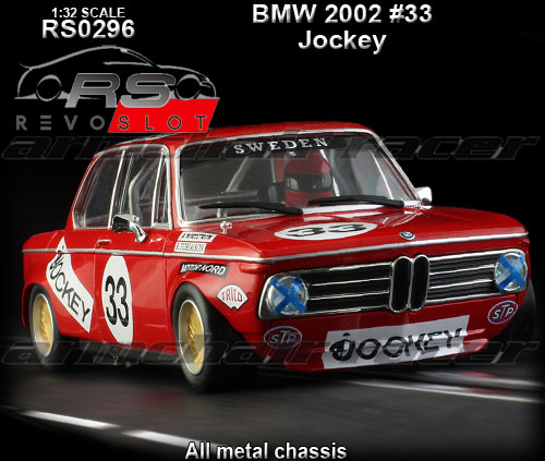 REVO SLOT RS0296 - BMW 2002 - Jockey #33