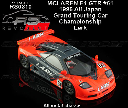 REVO SLOT RS0310 - McLaren F1 GTR - Lark #61 1996