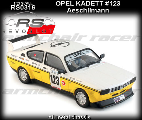 REVO SLOT RS0316 - Opel Kadett - Aeschlimann #123