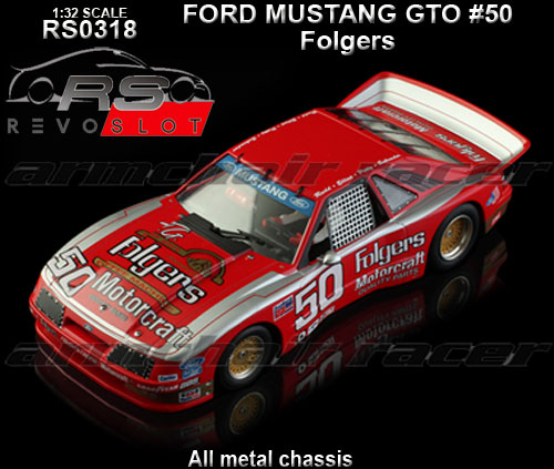 REVO SLOT RS0318 - Ford Mustang GTO - Folgers #50