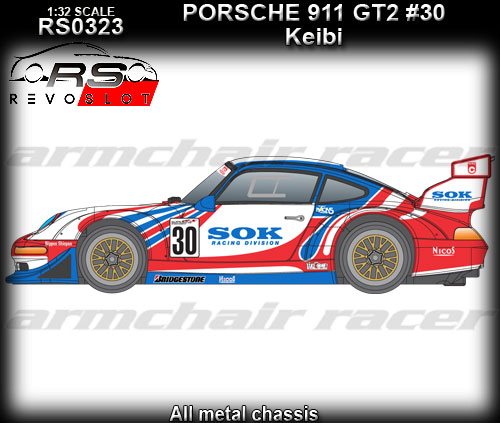 REVO SLOT RS0323 - Porsche 911 GT2 - Keibi #30