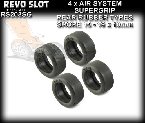 REVO SLOT TYRES RS203SG - Air Shore 15 Compound 19 x 10mm rear
