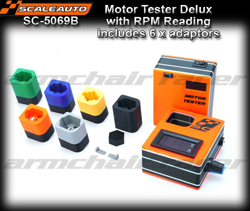SCALEAUTO SC5069B - Motor Tester Delux with 6 x adaptors
