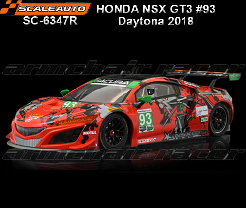 SCALEAUTO SC6347R - Honda NSX GT3 - Daytona 2018 #93