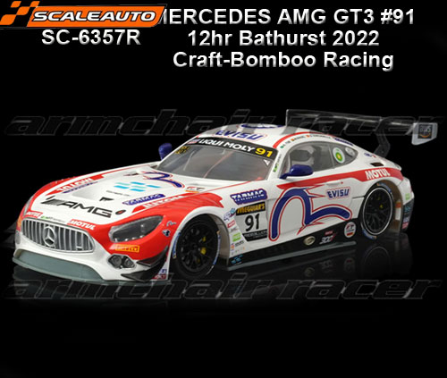 SCALEAUTO SC6357R - Mercedes-AMG GT3 Evo 12hr Bathurst 2022 #91