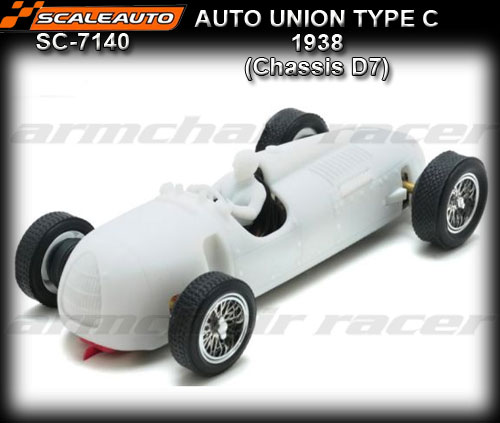SCALEAUTO 1:24 SC7140 - Classic GP124 1938 Auto Union Type C