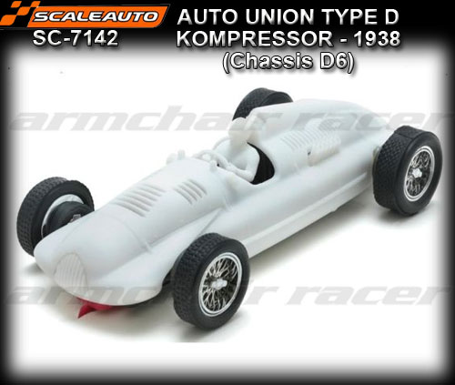 SCALEAUTO 1:24 SC7142 - Classic GP124 Auto Union TypeD Kompresor