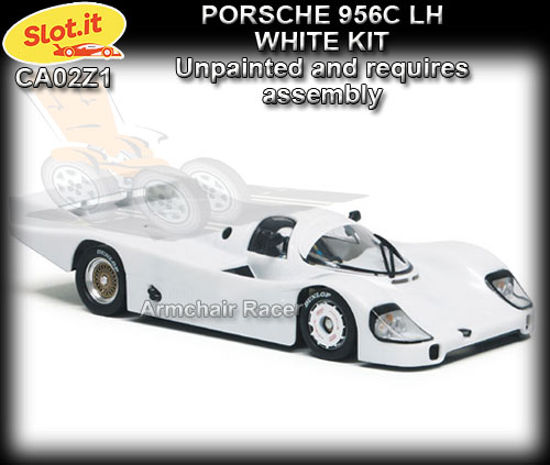 SLOT.IT CA02Z1 - Porsche 956C LH white kit - requires assembly