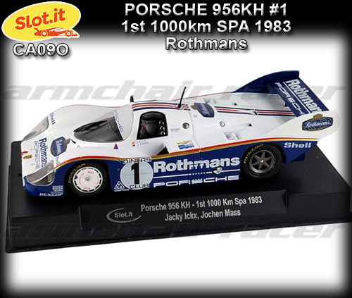 SLOT.IT CA09O - Porsche 956KH - 1st 1000km SPA 1983 #1 Rothmans