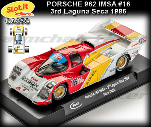 SLOT.IT CA25G - Porsche 962 IMSA - 3rd Laguna Seca 1986 #16