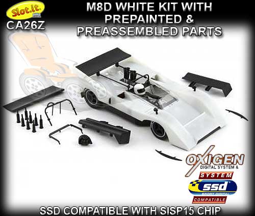 SLOT.IT CA26Z - McLaren M8D - white kit - requires assembly