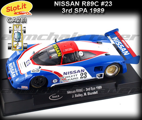 SLOT.IT CA28I - Nissan R89C - 3rd SPA 1989 #23