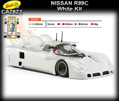SLOT.IT CA28Z - Nissan R89C - white kit