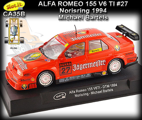 SLOT.IT CA35B - Alfa Romeo 155 V6 TI - Norisring 1994 #27