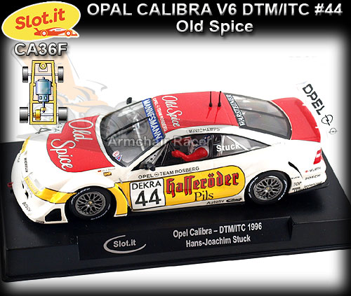 SLOT.IT CA36F - Opel Calibra V6 - DTM/ITC 1996 #44 Old Spice
