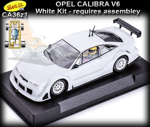 SLOT.IT CA36Z1 - Opel Calibra V6 - white kit - requires assembly