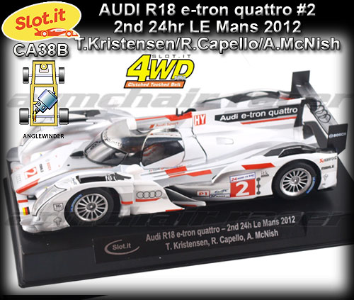 SLOT.IT CA38B - Audi R18 e-tron quattro - 2nd Le Mans 2012 #2