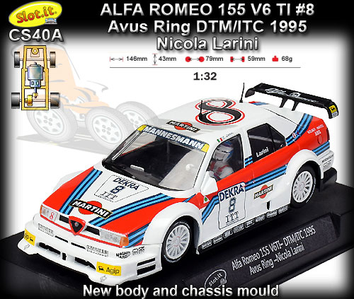 SLOT.IT CA40A - Alfa Romeo 155 V6 TI - Avus Ring DTM/ITC 1995 #8